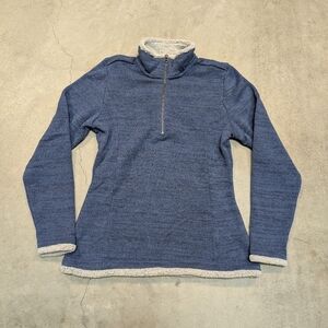 Kuhl Blue Half-Zip Women's M Sweater Pullover Preppy Outdoor